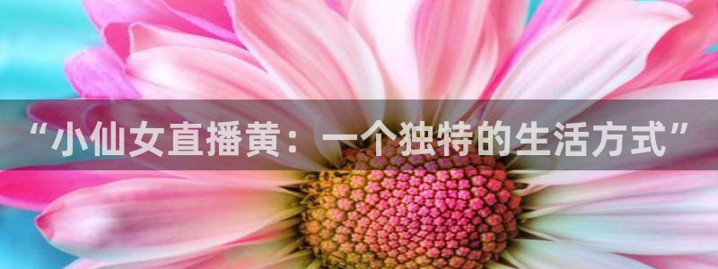 搜米so米体育：“小仙女直播黄：一个独特的生活方式”